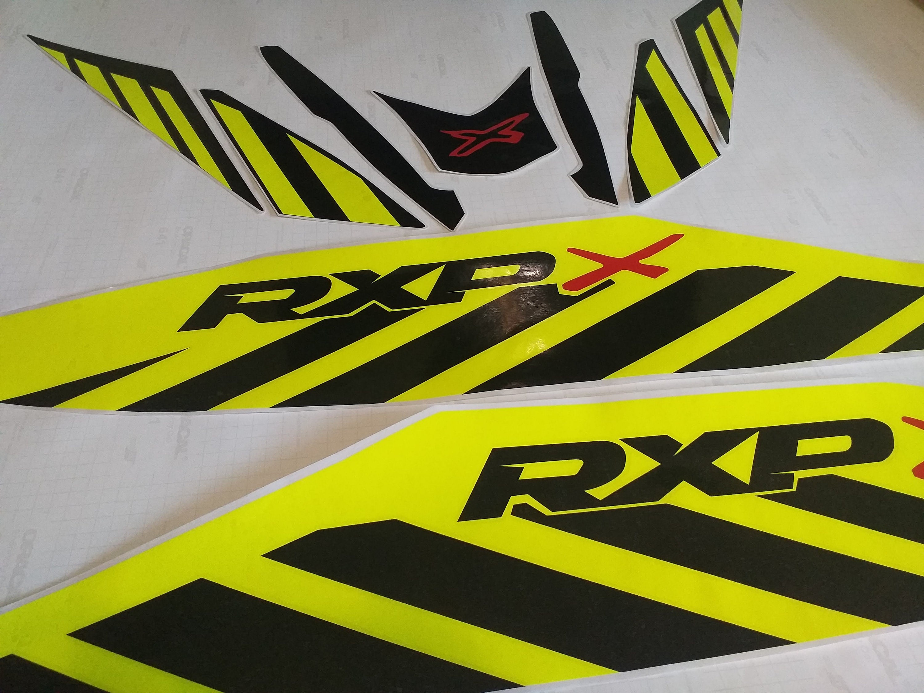 Sea-doo Rxp X 300 Decals: Purple & Neon Yellow Graphics Kit - Etsy