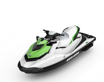 Sea-doo GTI 130 Graphics Kit (2012-2014): Jet Ski Decals
