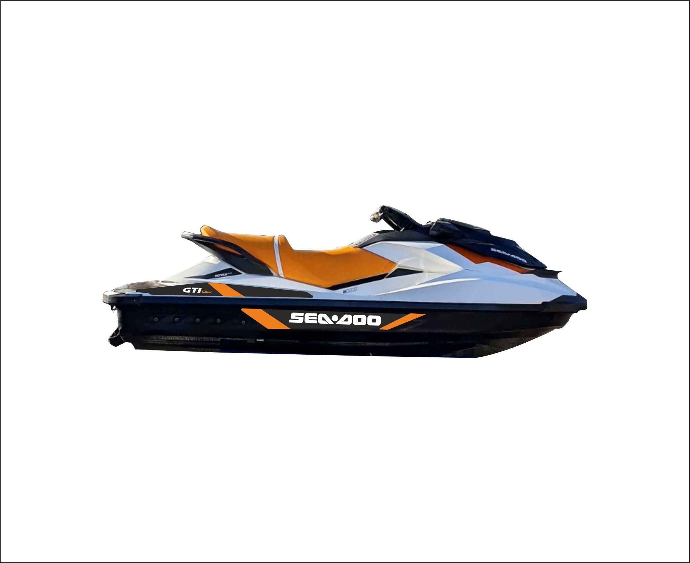 Sea-doo GTI 130 デカールキット：カスタムグラフィック、2015-2016 