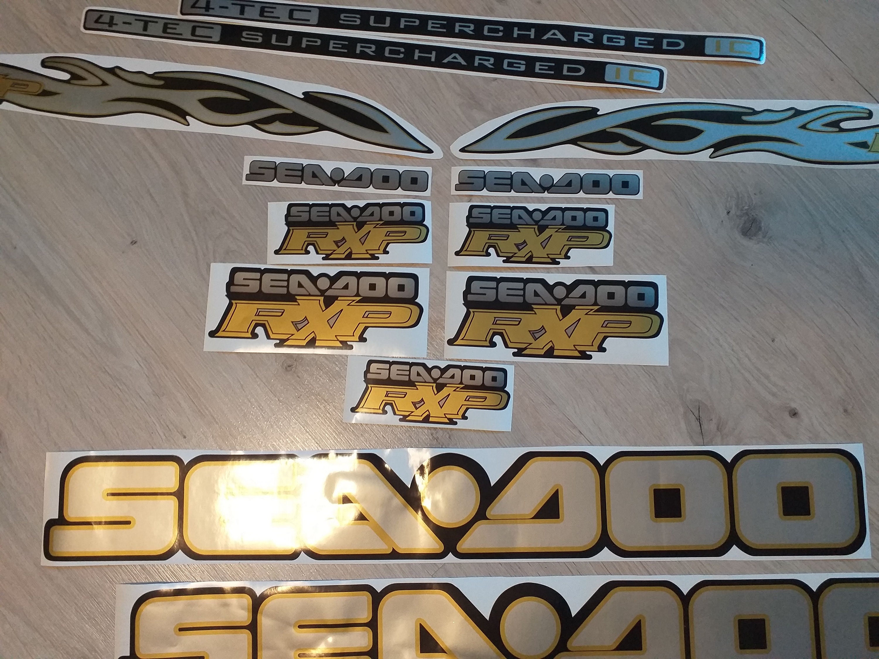 Buy Sea-doo Rxp 215 Supercharged Maya Gold 2006: Custom Graphics Decals ...