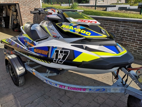 Kit Adesivi SeaDoo RXP/RXP-X 300 (2021-2023) – Decalcomanie In Vinile Rosso/Grigio Con Tecnologia Anti-bolle