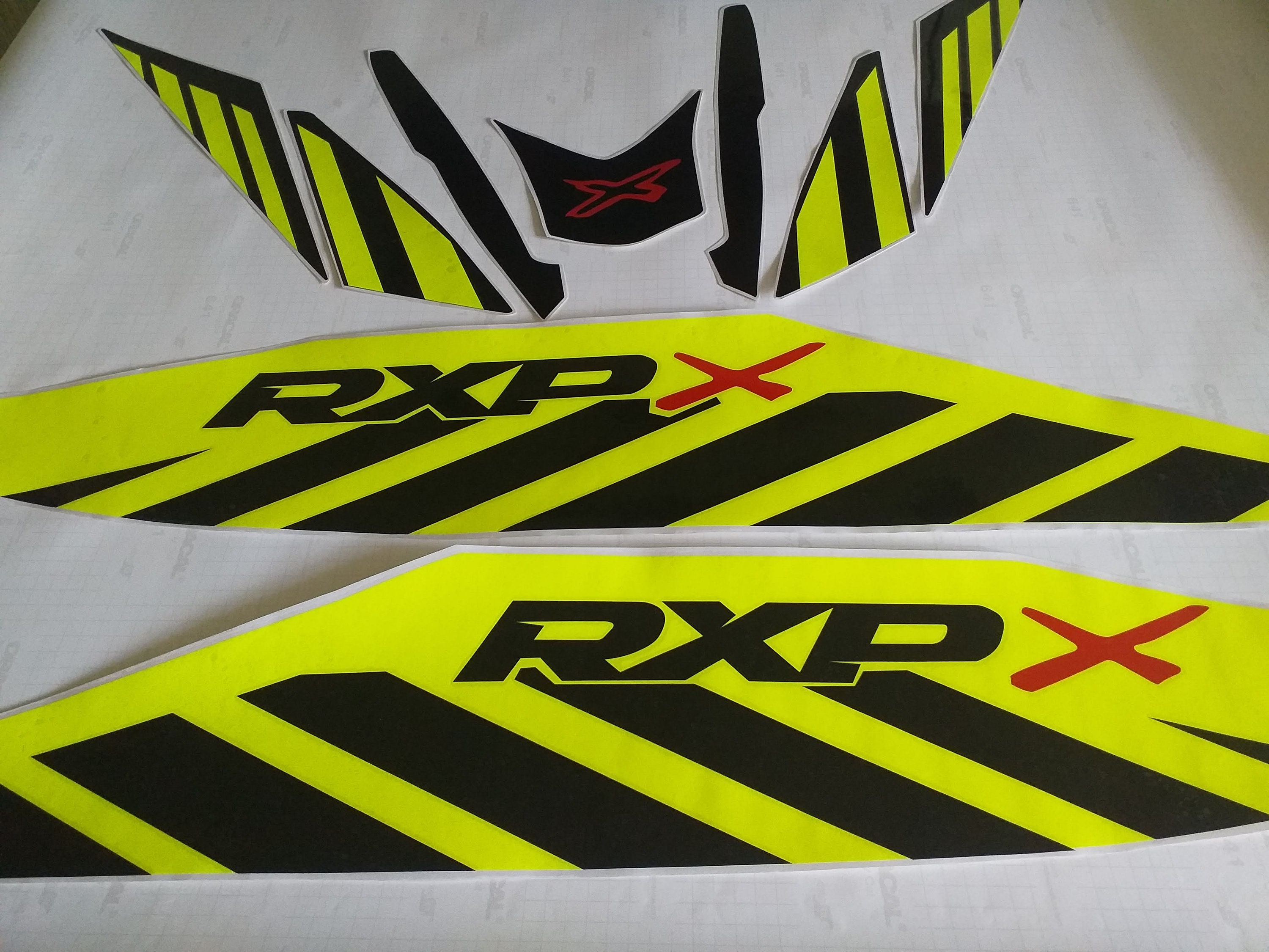 Sea-doo Rxp X 300 Decals: Purple & Neon Yellow Graphics Kit - Etsy