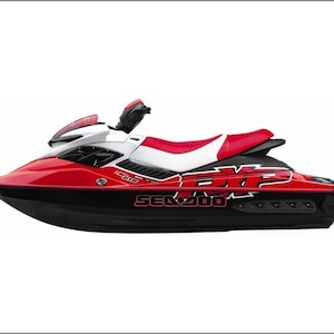 Custom stickers set for Sea-doo Rxp 215 model 2009-Graphic decals kit-Restoration Graphics decals kit