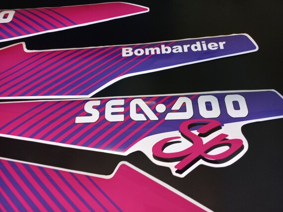 Sea-doo SP 1992 Restoration Decal Kit – Bombardier Jet Ski