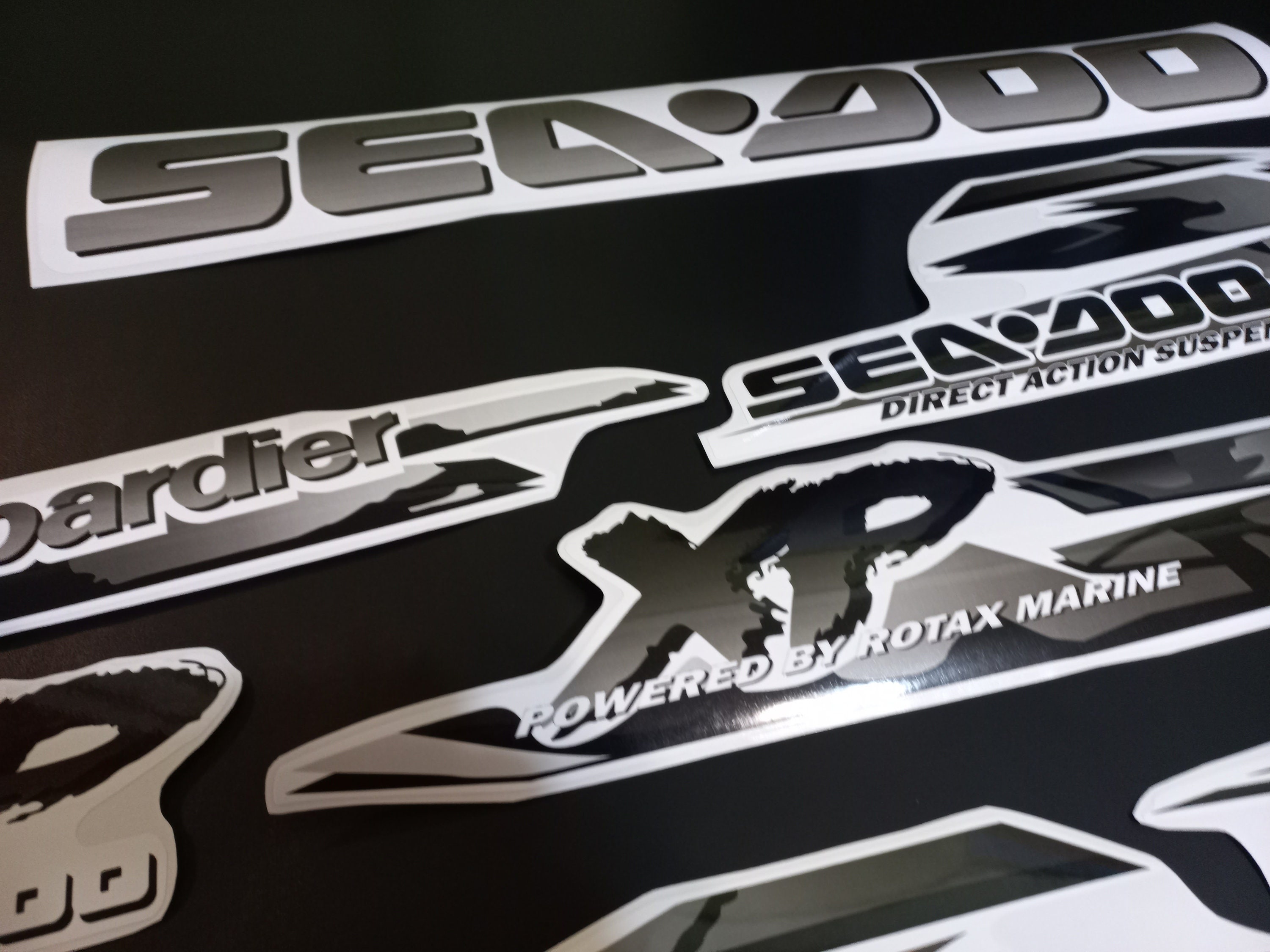 Stickers Set for Sea-doo XP Black & White Edition -model 1997-1999