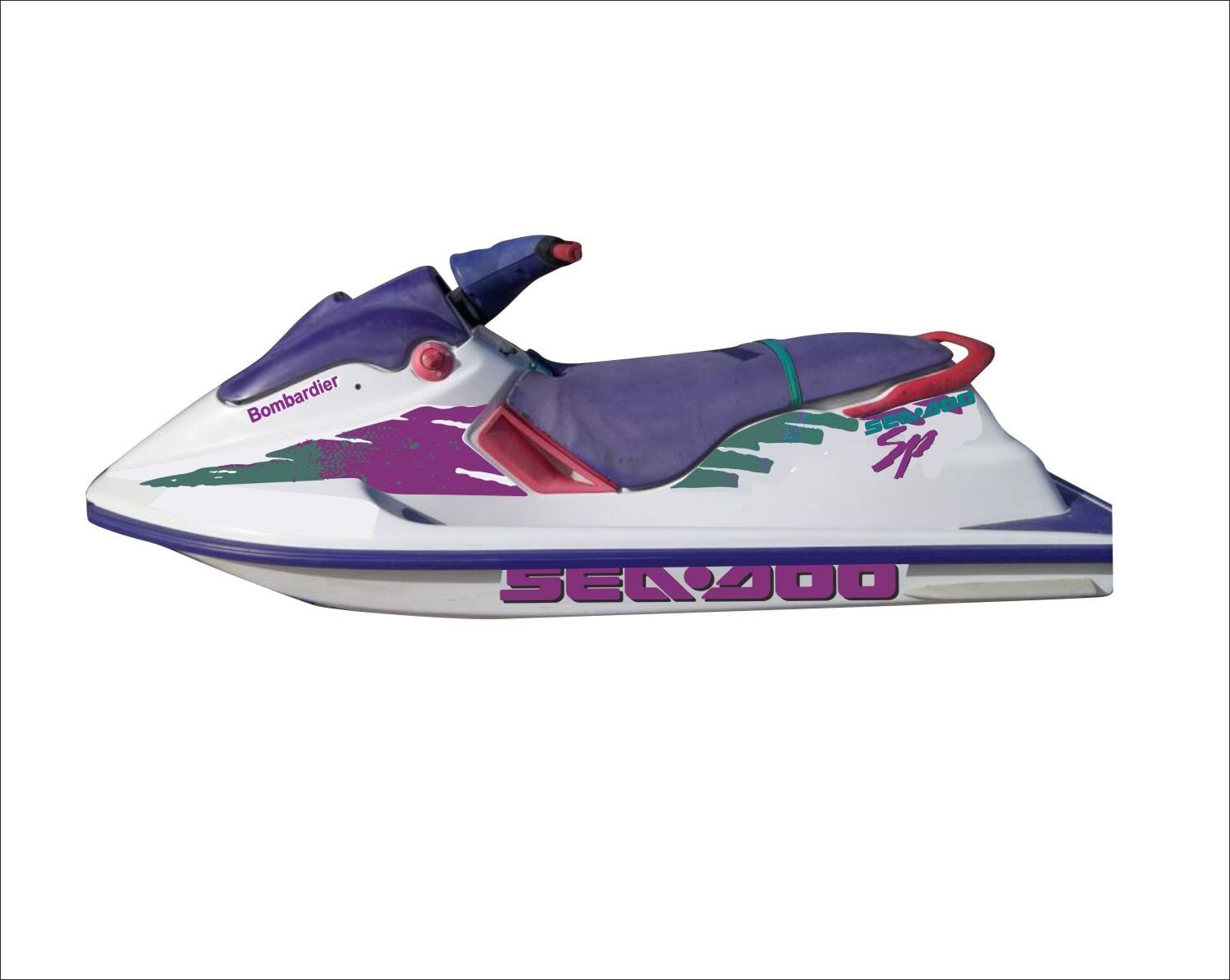 Sea-doo SP Decal Kit: Bombardier 1994-1997 Restoration Stickers - Etsy
