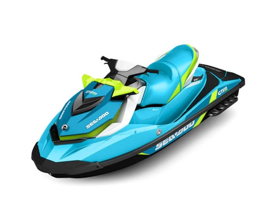 Sea-doo GTI 130 SE グラフィックキット：カスタムデカール（2015-2016 