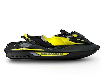 Sea-doo RXT 260 Decals Kit: Black & Yellow Graphics (2015-2016)