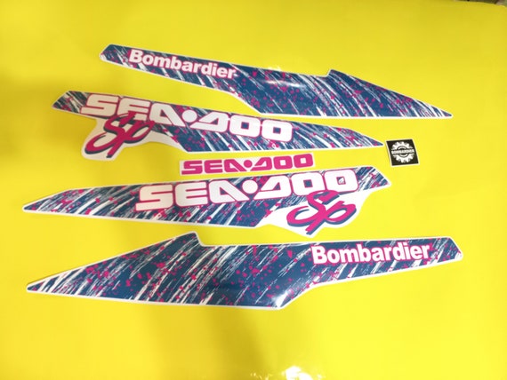 Sea-doo SP 1993 Graphics Kit: Custom Decals Set - Etsy