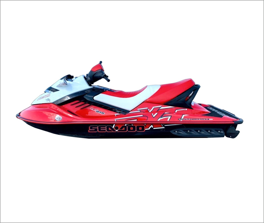 Sea-doo RXT 215 グラフィックデカールキット、2008-2009、レストア