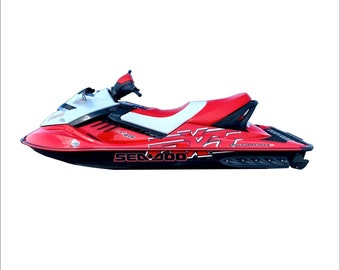 Sea-doo RXT 215 Graphic Decals Kit, 2008-2009, Restoration Stickers