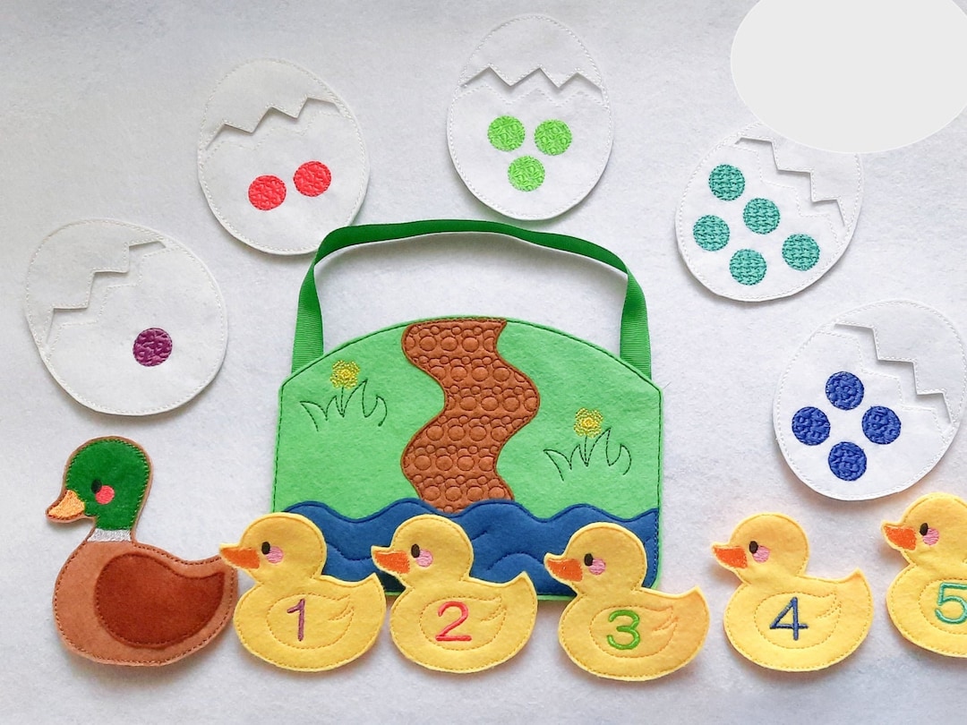Five Little Ducks Storytelling Set (book Options Available) - Etsy UK