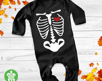 skeleton sleepsuit
