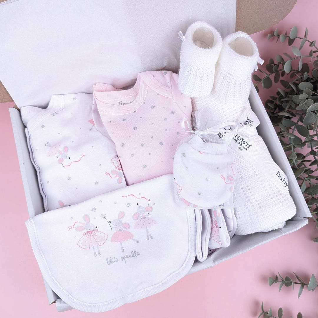 Baby Girl Pink Gift Set | Baby Hamper | Baby Girl Hamper | Baby Shower ...