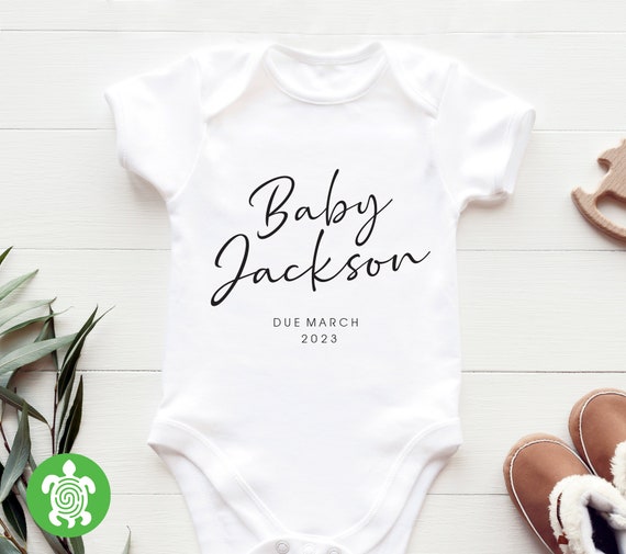 Personalised babygrow etsy 2025