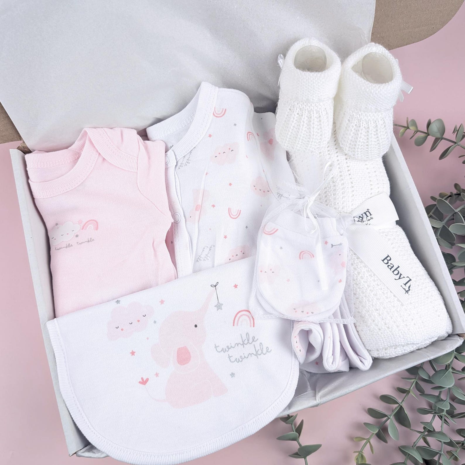 Baby Girl Pink Gift Set | Baby Hamper | Baby Girl Hamper | Baby Shower ...
