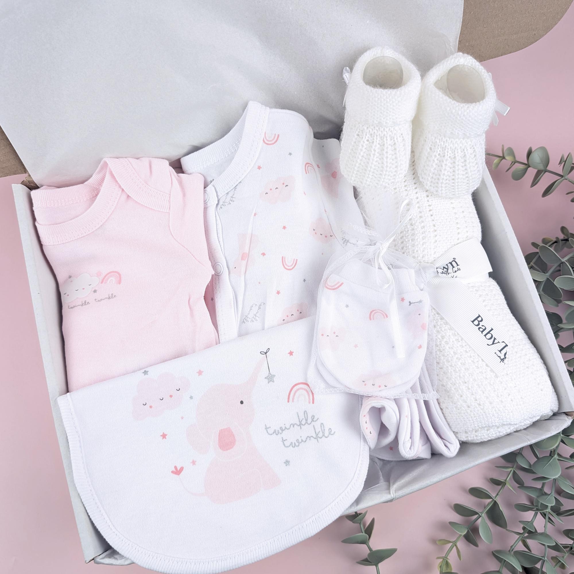 Baby Girl Pink Gift Set | Baby Hamper | Baby Girl Hamper | Baby Shower ...
