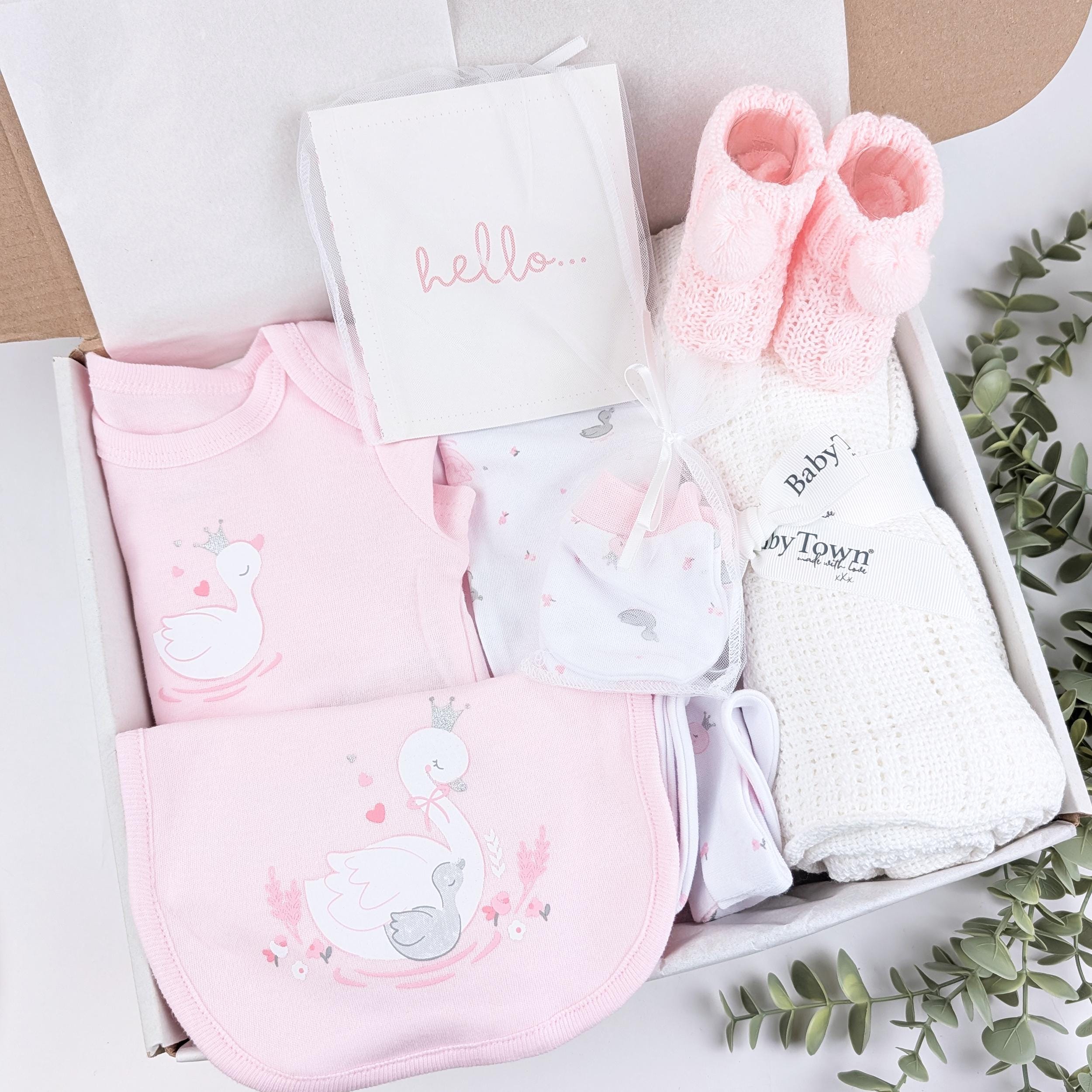 Baby Girl Pink Gift Set | Baby Hamper | Baby Girl Hamper | Baby Shower ...