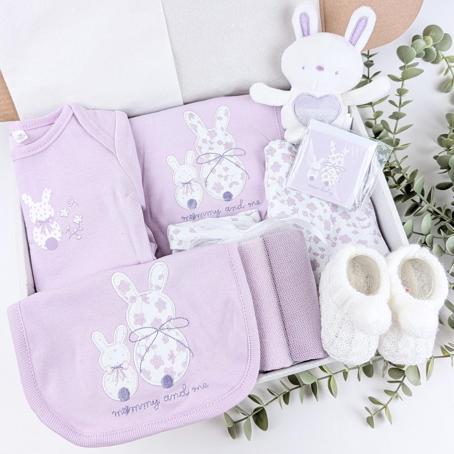Pink Baby Girl 10 Piece Gift Set | Baby Hamper | Baby Girl Hamper ...