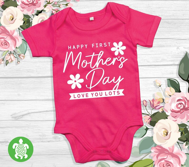 happy first mother's day baby grow