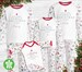 Luxury Our First Family Christmas Personalised Matching Red, Grey PJ'S Set Newborn | Toddler | Mum Dad | Men Women Pyjamas 