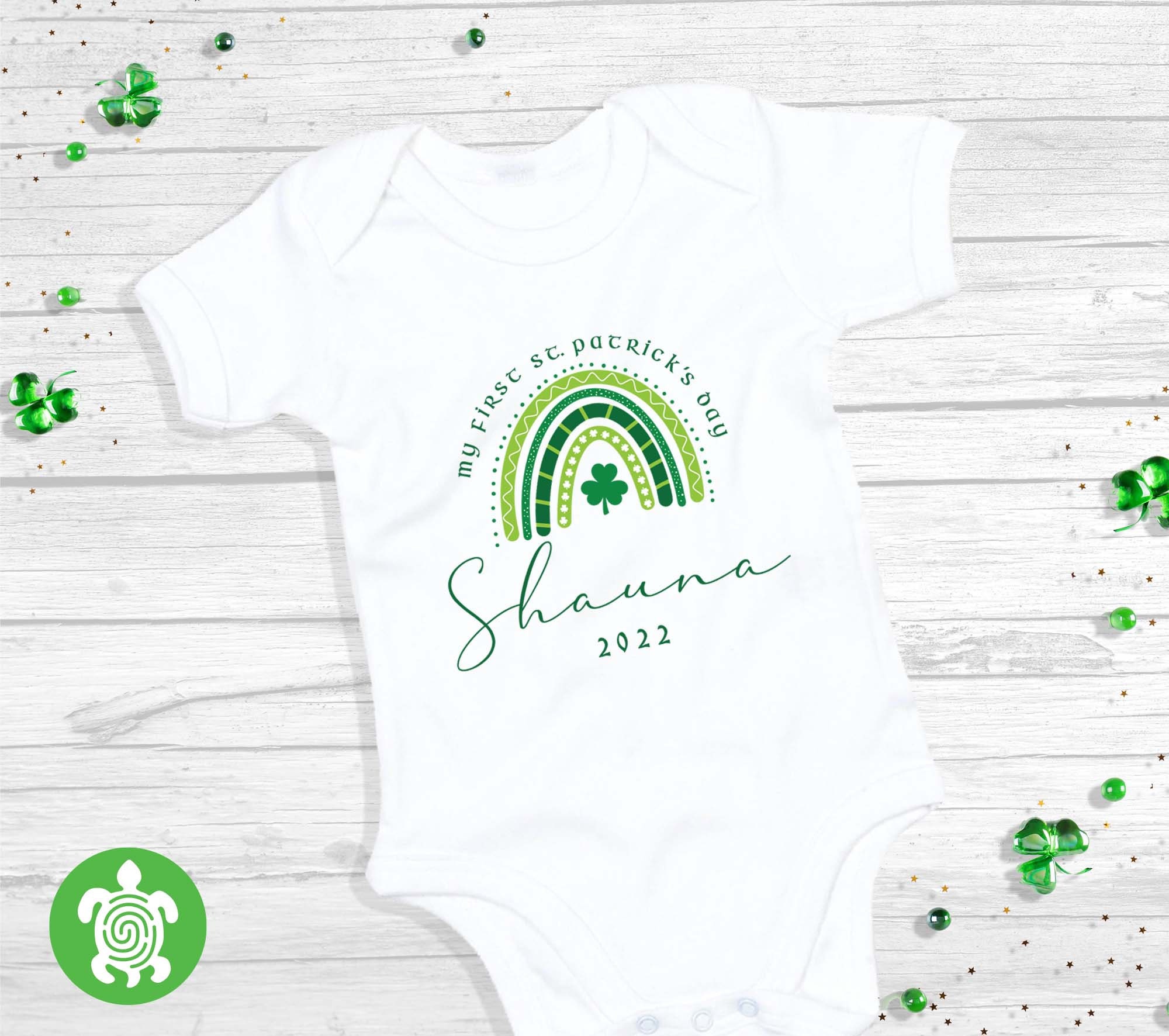 Newborn Ireland Personalised Babygrow Irish Gift 