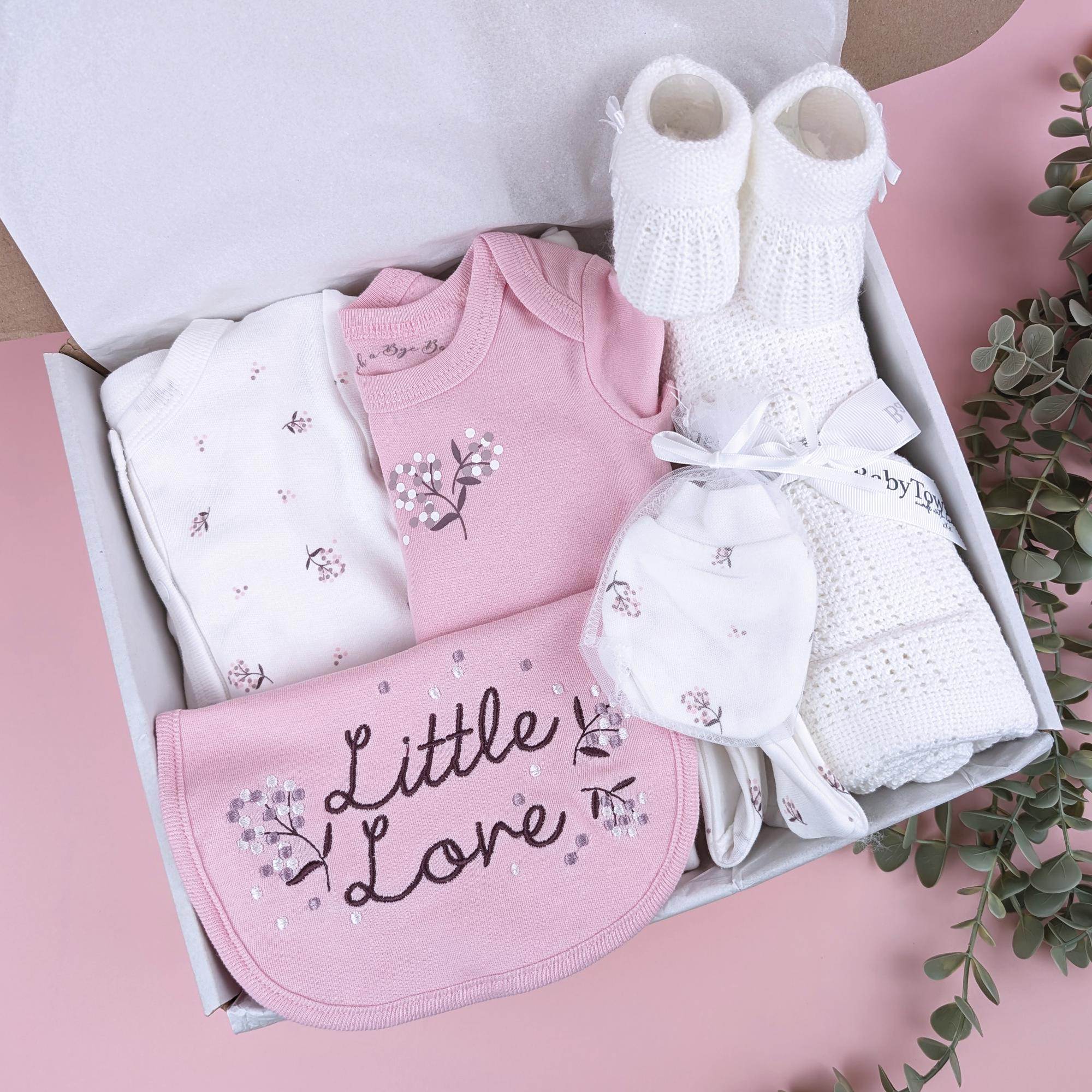 Baby Girl Pink Gift Set | Baby Hamper | Baby Girl Hamper | Baby Shower ...