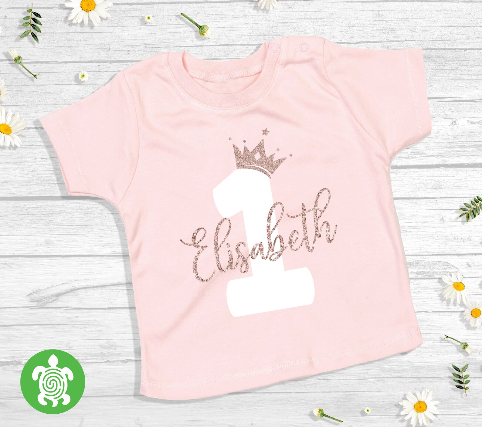 Baby Girl Shirt Get The Party Started Print main image 0