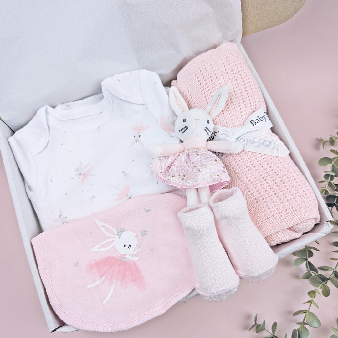 Baby Girl Pink Gift Set | Baby Hamper | Baby Girl Hamper | Baby Shower ...