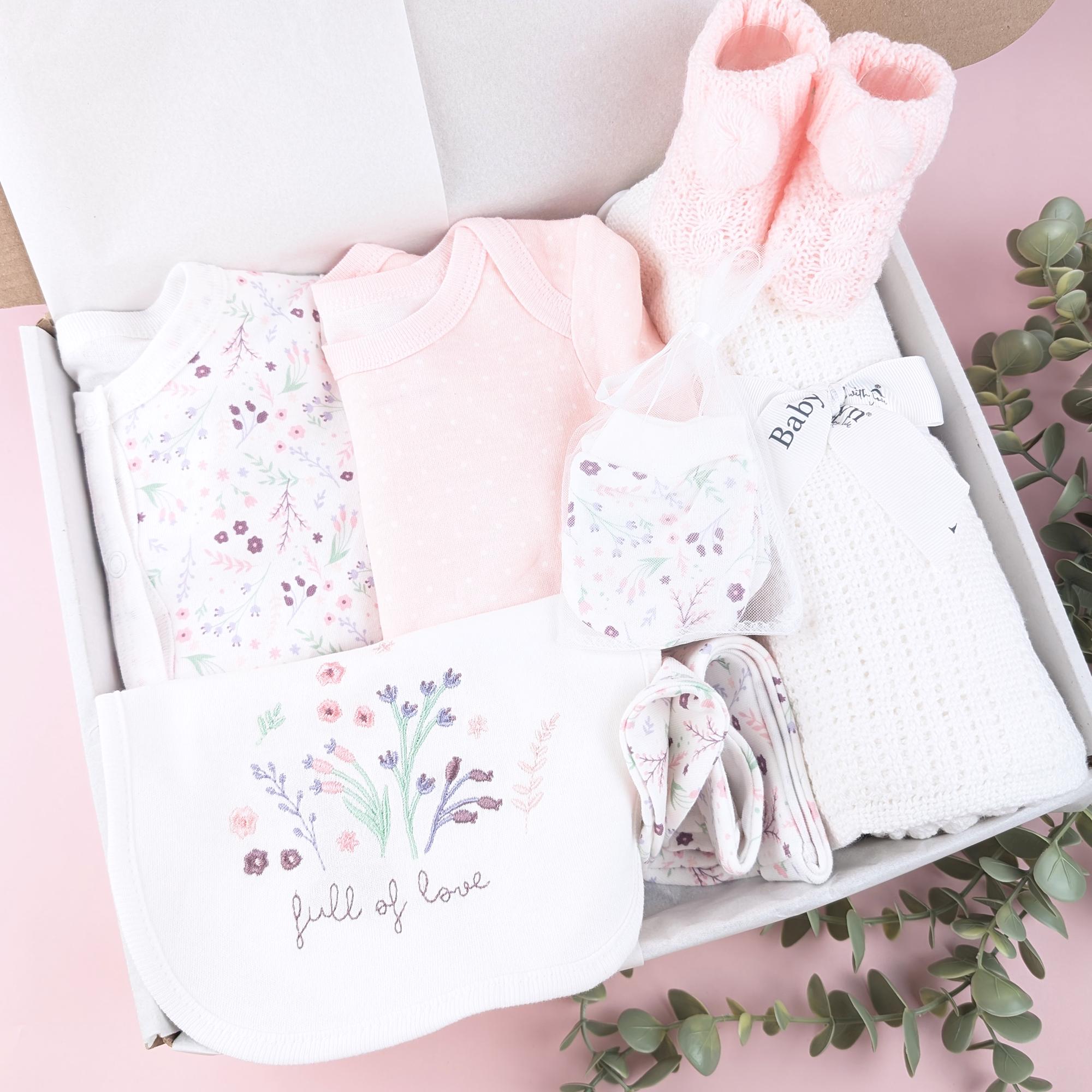 Baby Girl Pink Gift Set | Baby Hamper | Baby Girl Hamper | Baby Shower ...