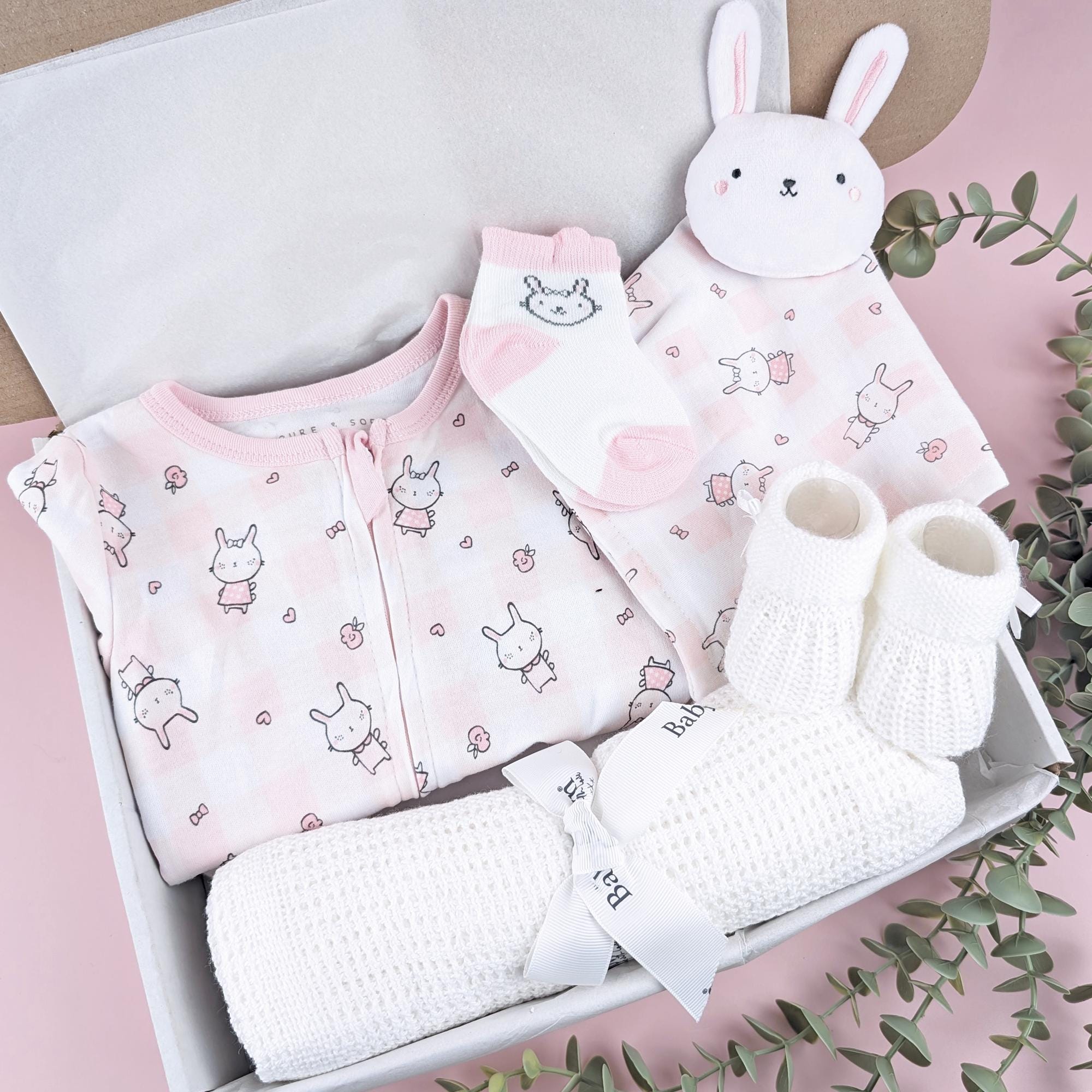 Baby Girl Pink Gift Set | Baby Hamper | Baby Girl Hamper | Baby Shower ...