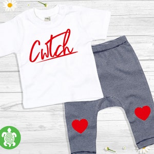 I LOVE TO cwtch Baby Gilet-Welsh Wales Cymru Coeur Câlin Câlin rugby Drôle Cadeau