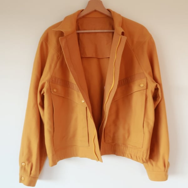 Mustard Jacket Etsy