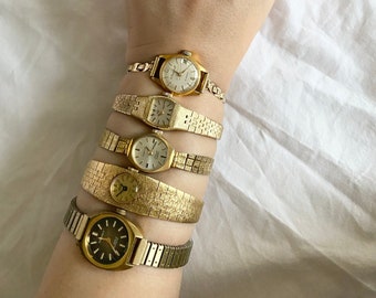 NO FUNCIONA Relojes de pulsera antiguos; Relojes vintage con clase para mujer