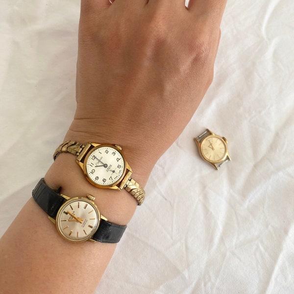 Vintage Bracelet Watches; Cocktail Watch; Vintage Womens Classy Watches