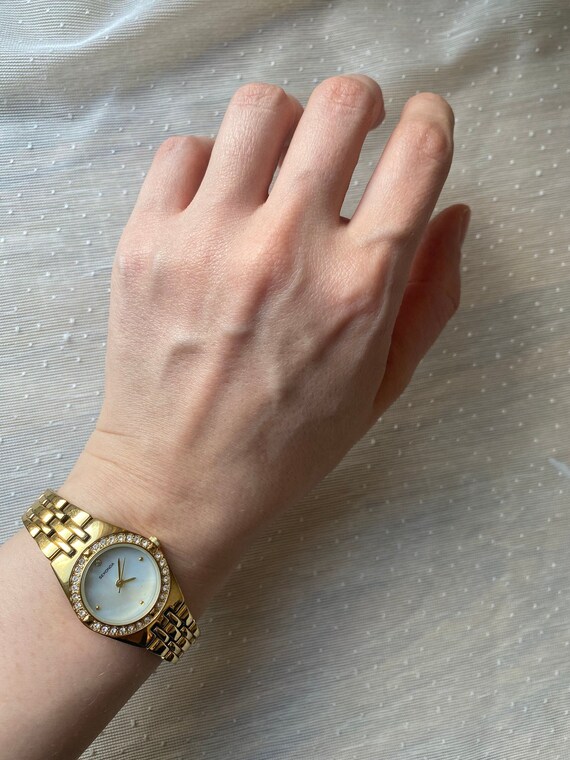 Vintage Cocktail Gold Tone Watch 
