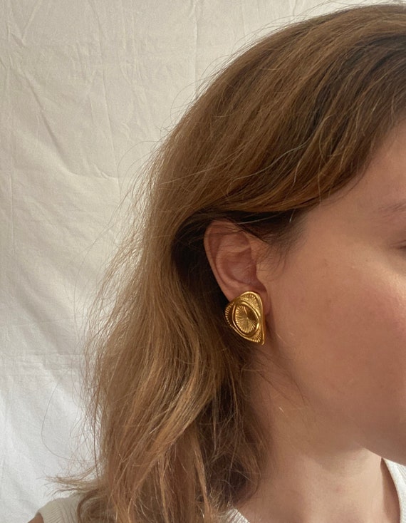Chunky 80's best sale earrings