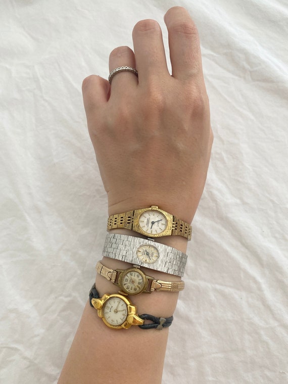 Vintage Bracelet Watches Cocktail Watch Vintage Womens Classy Watches Etsy