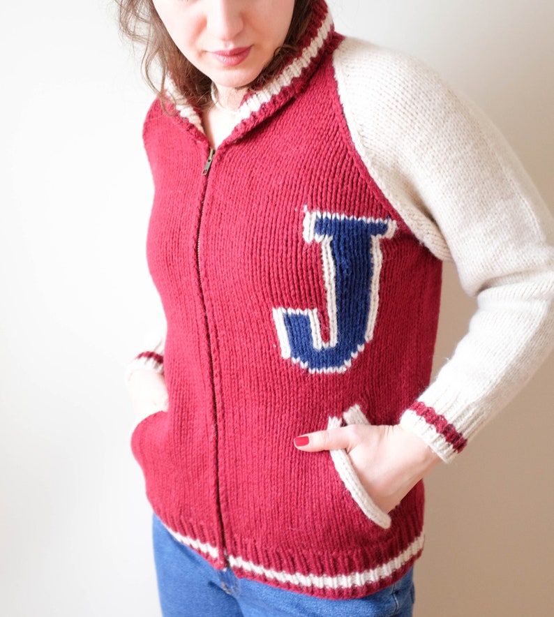 preppy cardigan