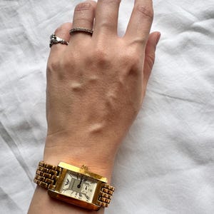 Armani Square Watch; Roman Numeral Watch