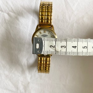 Elasticated Roman Numeral Watch Braided Rotary Watch image 4