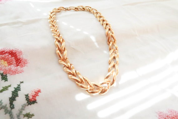 Vintage Napier Jewelry 80s Braided Bold 