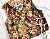Reworked Ralph Lauren Top; Floral Tie Top
