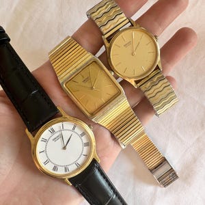 Vintage Seiko Mens Watches; Chunky Vintage Watches