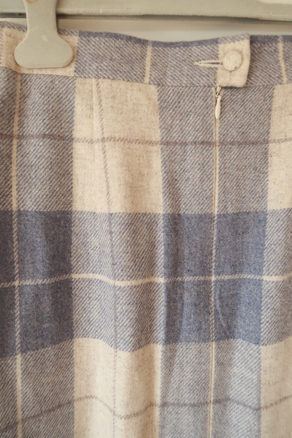 Tartan Wool Pastel Skirt 40 EU / 12 UK / 8 US Siz… - image 6