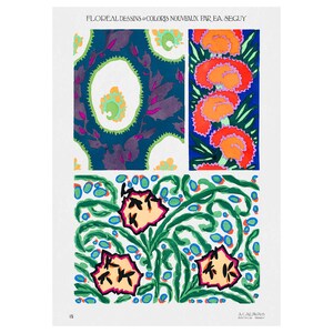 Emile-Allain Seguy : Floreal - New Designs and Colors, Plate 15 (1924) - Giclee Fine Art Print - Framed/Unframed/Canvas