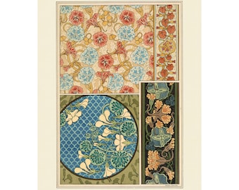 Nasturtium - Antieke Litho uit 1896 - Giclee Print - Ingelijst/Ongelijst/Canvas