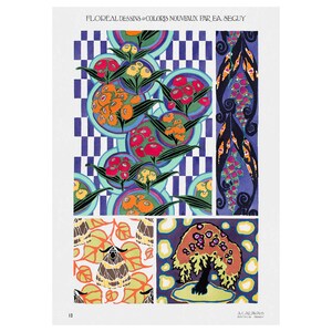 Emile-Allain Seguy : Floreal - New Designs and Colors, Plate 13 (1924) - Giclee Fine Art Print - Framed/Unframed/Canvas