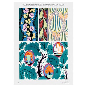 Emile-Allain Seguy : Floreal - New Designs and Colors, Plate 14 (1924) - Giclee Fine Art Print - Framed/Unframed/Canvas