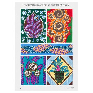 Emile-Allain Seguy : Floreal - New Designs and Colors, Plate 10 (1924) - Giclee Fine Art Print - Framed/Unframed/Canvas